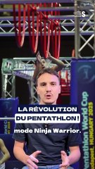 Le pentathlon moderne en mode Ninja Warrior !