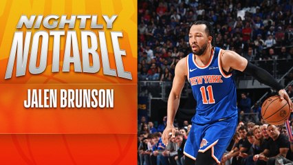 Nightly Notable: Jalen Brunson | Apr. 27