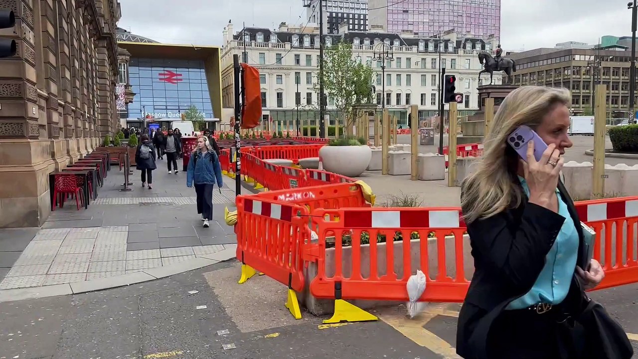 Last look at George Square as Glasgow's most important civic space is closed for transformation works