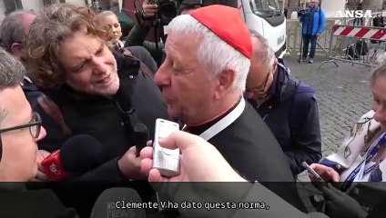 Versaldi: "Becciu persona stimabile, verificheremo se puo' votare"