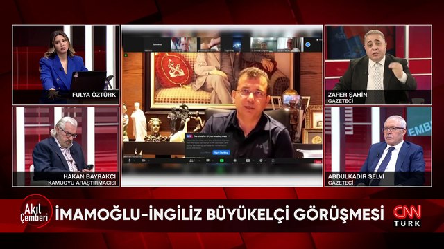 Yeni kamera kapatma görüntüleri, İmamoğlu'nun sızan gizli görüşmeleri ve Özel'in Mansur Yavaş açıklaması Akıl Çemberi'nde konuşuldu