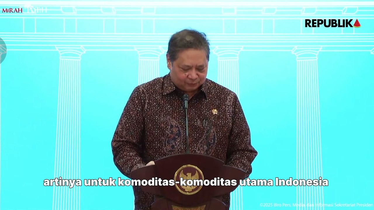 Laporkan Hasil Negosiasi ke AS, Airlangga: AS Beri Apresiasi