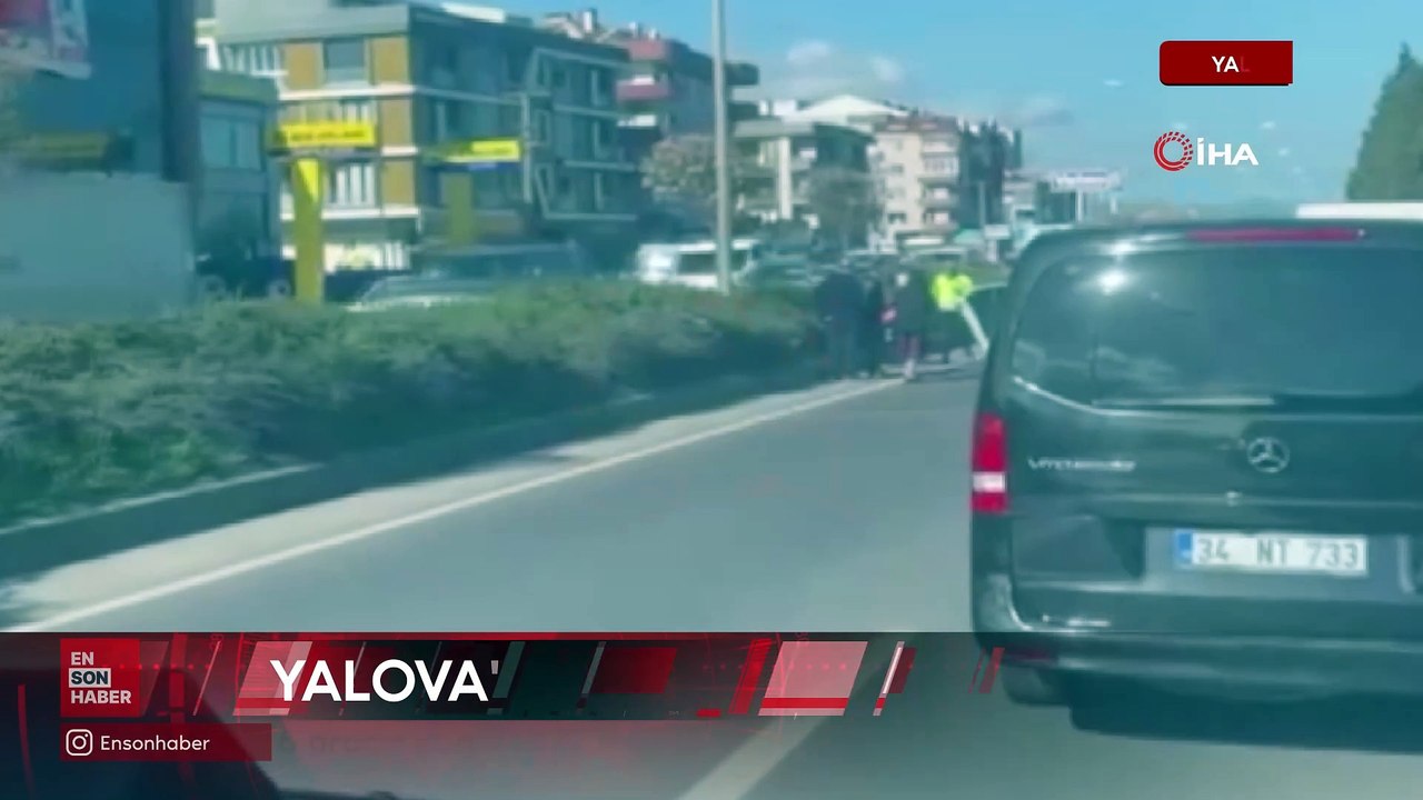 Yalova'da peş peşe zincirleme kaza