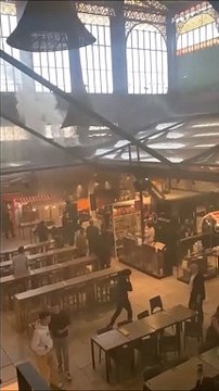 Principio d'incendio al Mercato Centrale di Firenze, struttura evacuata