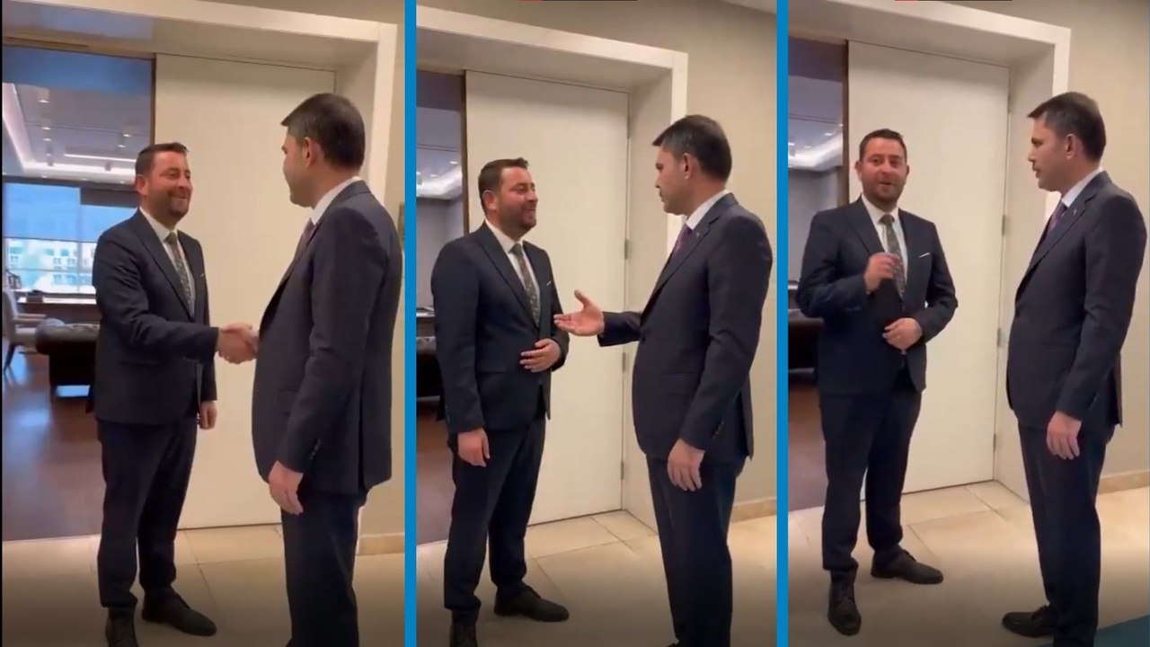 TİP’li Belediye Başkanı’ndan Çevre ve Şehircilik Bakanı Kurum’a ‘teşekkür’ ziyareti