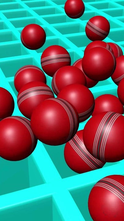 Addictively Satisfying Red Ball Drop | Perfect Endless Loop!