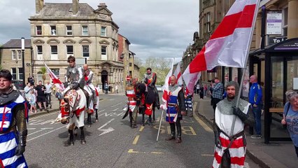 St George's Day parade makes its way through Morley