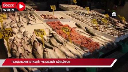 Trabzon'da tezgahları istavrit ve mezgit süslüyor