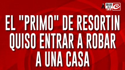 El "primo" de resortín quiso entrar a robar en una casa... y mirá lo que pasó