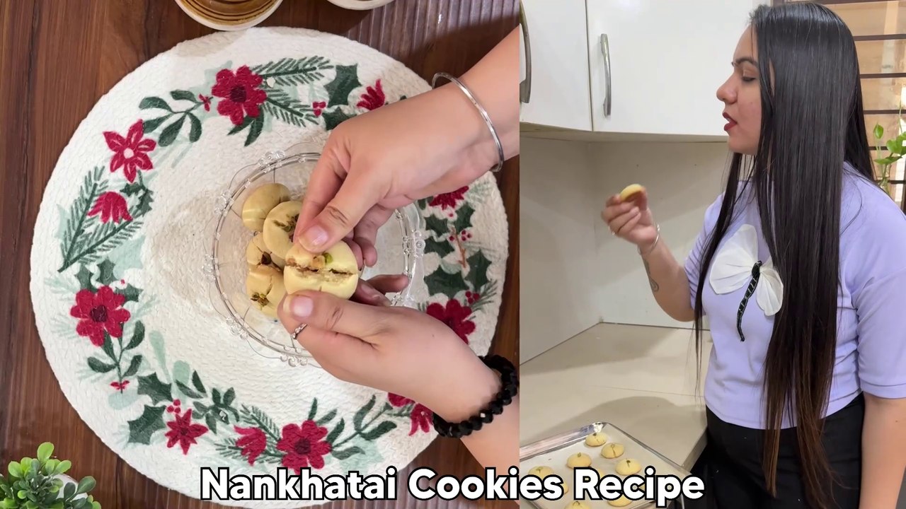 घर पर बनाएं Perfect Nankhatai Cookies | Easy Recipe | स्वाद में एकदम हल्की और कुरकुरी!