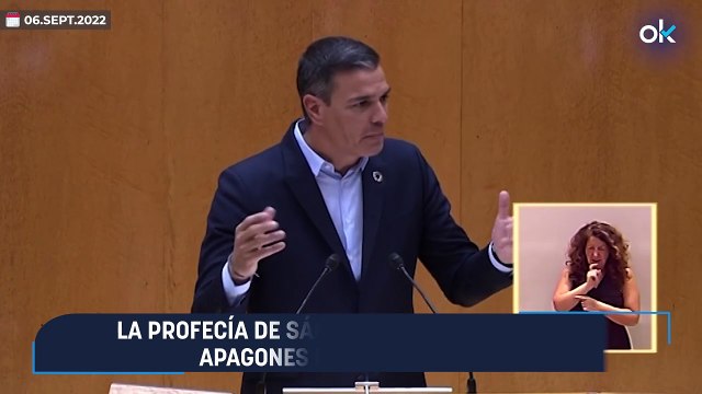 La profecía de Sánchez: No va a haber ni apagones de electricidad