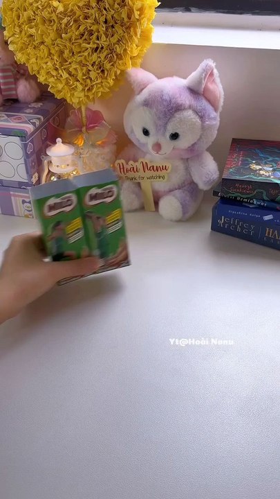 DIY Cute Storage Box via: @hoainanuLearn how to make a DIY cute storage box that's perfect for organizing your small items in a fun and stylish way! Easy, affordable, and perfect for adding a touch of creativity to your space.