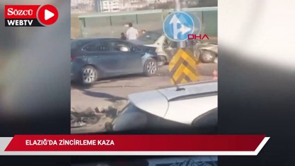Elazığ’da zincirleme kaza