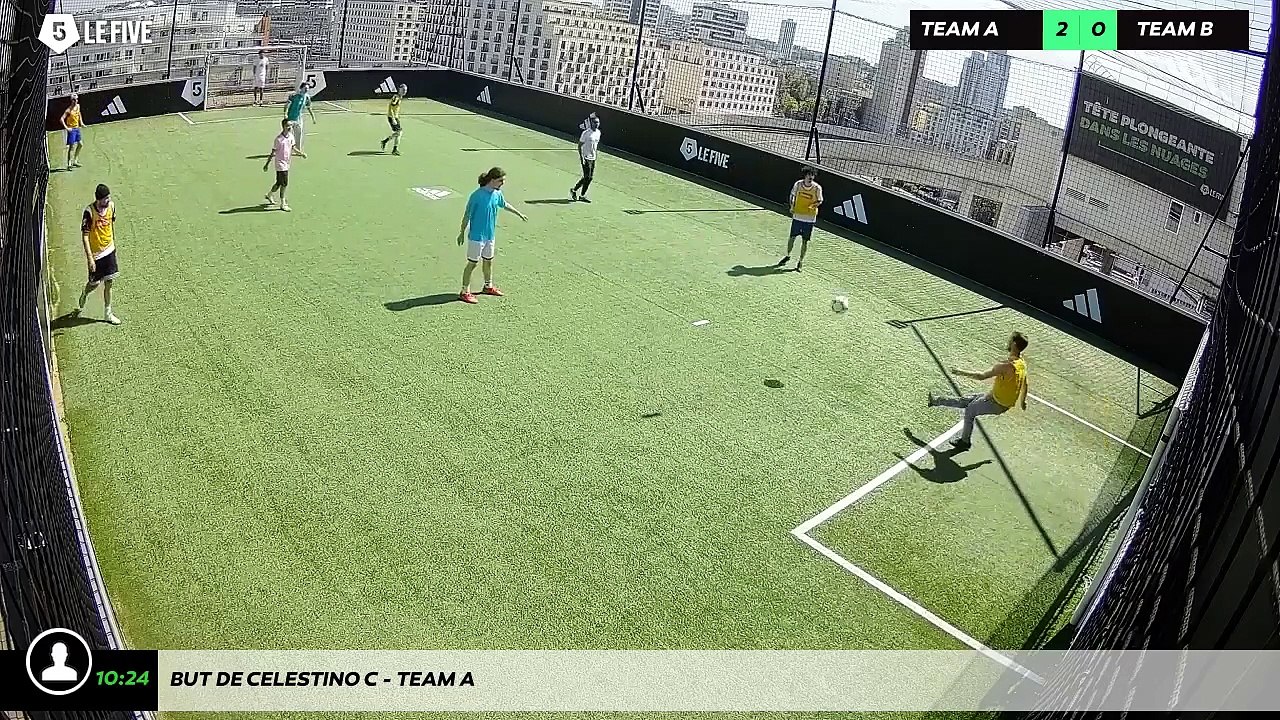 But de Celestino C - Team A