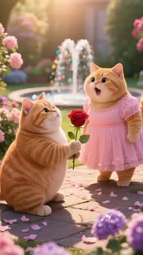Beautiful 🤩 cats family romance and fun: Cute Cats Mommy Daddy Cats