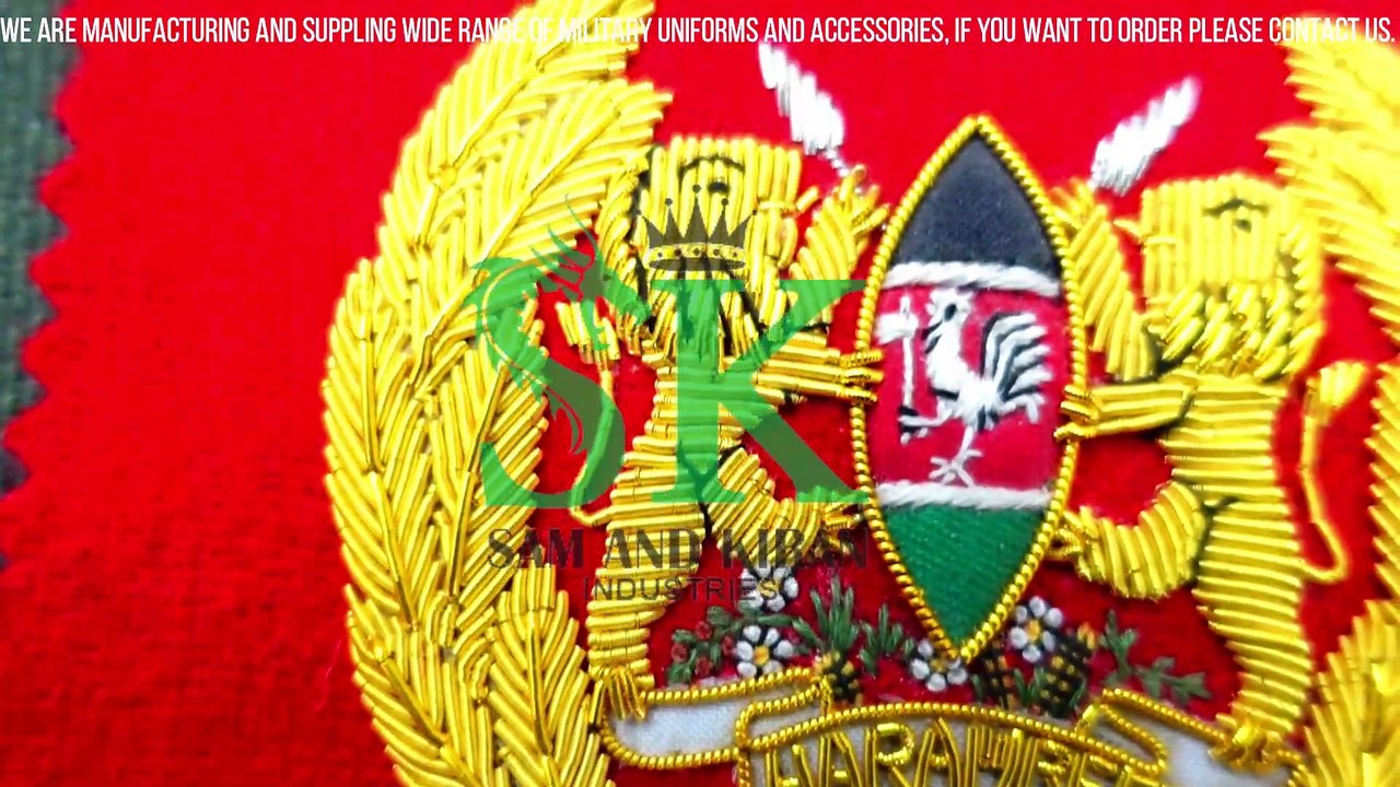 Blazer Patch Badge, Custom Hand Embroidered Badges, Gold White Wires Embroidery Bullion Badges