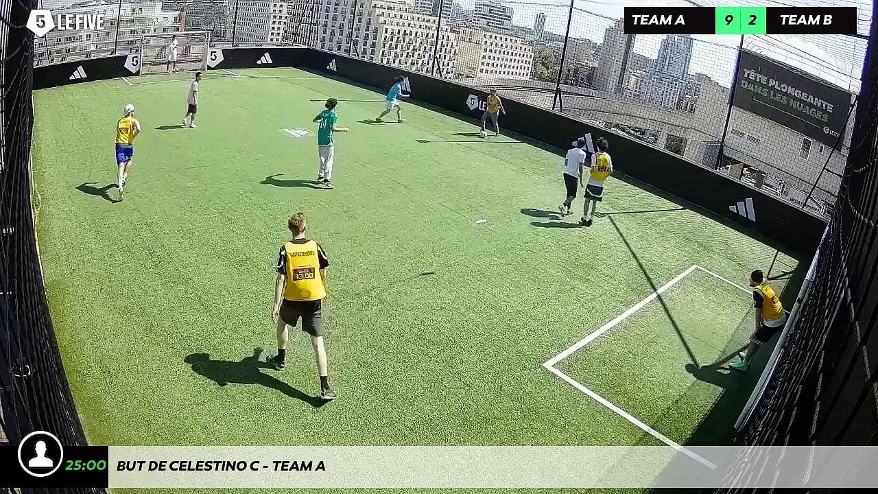 But de Celestino C - Team A