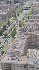 Caos en el tráfico del centro de Madrid por el apagón eléctrico
