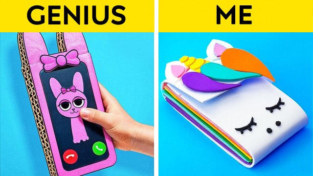 EASY PAPER CRAFTS || Clay & Resin Art! Cool DIY Jewelry & Mini Crafts by 123 GO SCHOOL