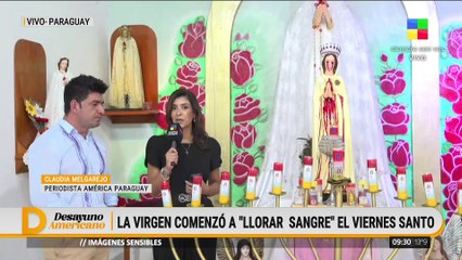 PARAGUAY: LA VIRGEN COMENZÓ A "LLORAR SANGRE" EL VIERNES SANTO