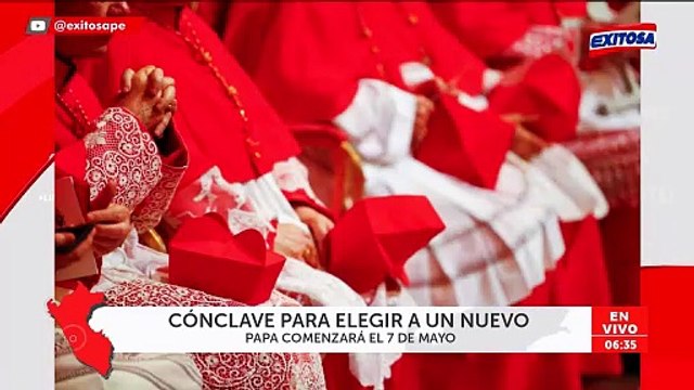 Cónclave para elegir al sucesor del Papa Francisco iniciará el 7 de mayo, anuncia El Vaticano