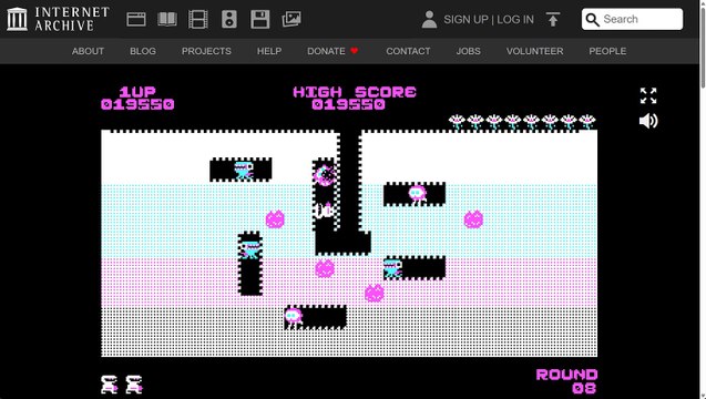 Dig Dug (DOS) Longplay