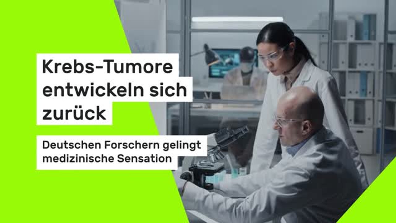 Krebs-Tumore entwickeln sich zurück: Deutschen Forschern gelingt medizinische Sensation