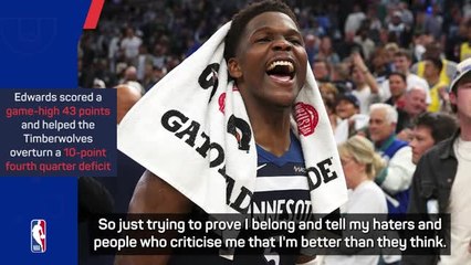 'I've been dreaming of this' - Edwards on going toe-to-toe with LeBron