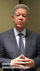 Leonel Fernández critica gestión gubernamental y propone medidas contra crisis migratoria