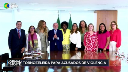 Tornozeleira eletrônica para acusados de violência