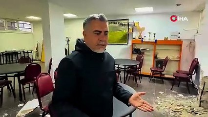 Küçükçekmece’de 6,2’lik depremde 6 katlı binanın kolanları patladı