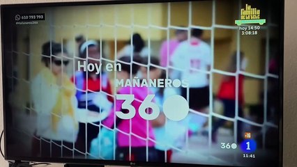 Así ha tenido que pararse la redacción de 'Mañaneros 360' en La 1 de RTVE por el apagón