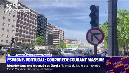 Panne d'électricité massive en Espagne et au Portugal: "Tous les commerces sont fermés", témoigne Tiago, un touriste français à Braga