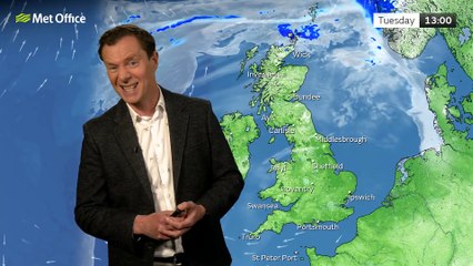 Met Office Tuesday morning weather forecast 29/04/2025 - Sun for all