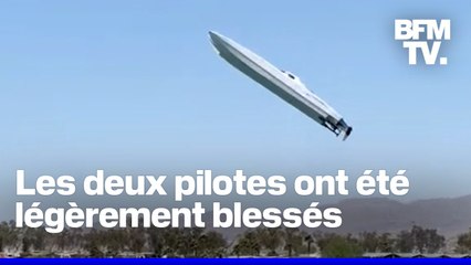 Les images impressionnantes d'un hors-bord lancé à 320 km/h qui s'envole puis s'écrase dans l'eau