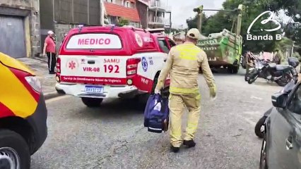 Trabalhador é atingido por caçamba no Bom Retiro
