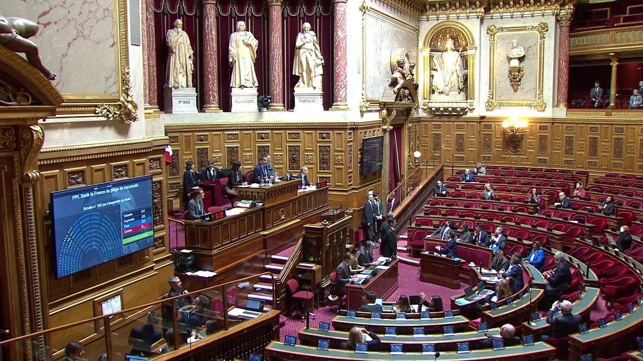 Narcotrafic : le Sénat adopte à l’unanimité et définitivement la proposition de loi