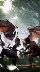 Epic Fantasy Battle: Centaurs vs Dragons in the Ancient Forest