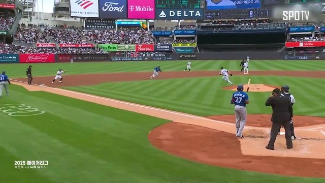 스포츠중계 빠른티비 [MLB] 토론토 vs 뉴욕 양키스 DH1 하이라이트 2025.04.28 (월) 0235