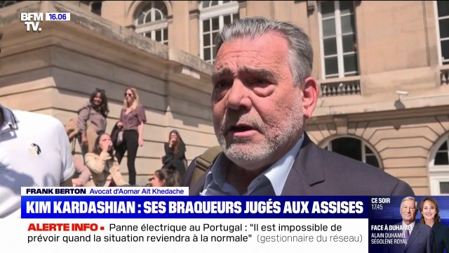 Braquage de Kim Kardashian: Ça va être un procès relativement atypique au regard de l'âge des accusés , estime Maître Frank Berton, avocat d'un des Papys braqueurs