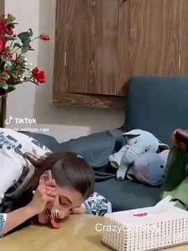 This is a very artistic video of a girl doing all this to impress her friend.