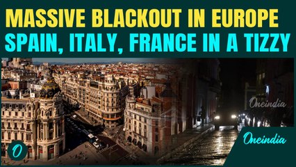 Massive Power Outage Hits Spain, Italy, Portugal, France | Traffic Chaos, Train Disruptions