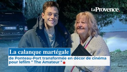 La calanque martégale de Ponteau-Port transformée en décor de cinéma pour lefilm " The Amateur "