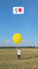 how many balloons to flying  take