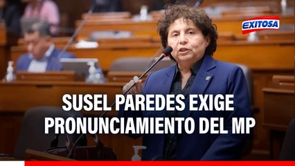 Susel Paredes exige pronunciamiento del MP ante presunta 'fábrica de firmas para inscripción de partidos