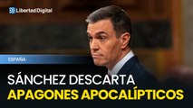 Pedro Sánchez descarta apagones y critica el alarmismo de la derecha