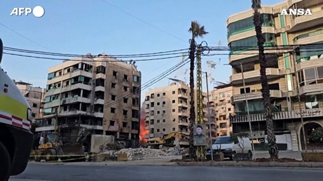 Libano, colpito un edificio di Hezbollah a Beirut