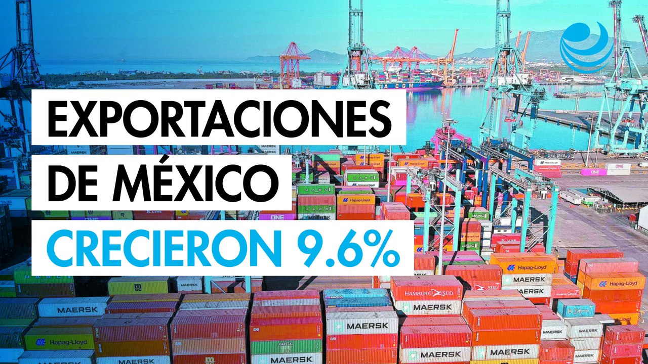 Exportaciones de México crecieron 9.6% en marzo sobreponiéndose a aranceles