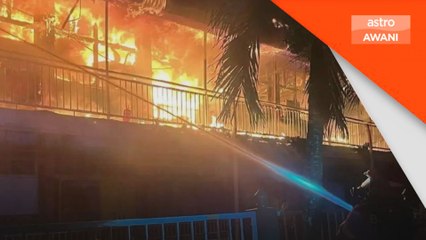 Asrama SMK Tinggi Setapak terbakar