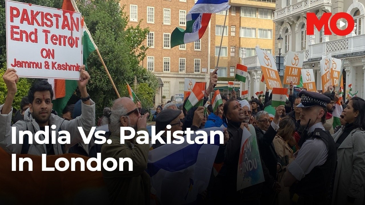 Indians, Pakistanis face off in London over Pahalgam attack